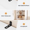 72" L-Shaped 5-Tier Corner Bookshelf, Wood Bookcase with Anti-Tip Safety for Living Room & Office - 3 of 4