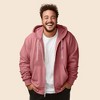 Dalix Donut Embroidered Hoodie Fleece Sweatshirt Zip Front Mens - 4 of 4