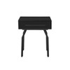 TOV Furniture Santana Glass Side Table in Black - 3 of 4
