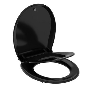 Toilet Seat with Built-In Toddler Potty Training Seat, Mother and Child Cover, Slow Close, Easy to Install,  Elongated - 1 of 4