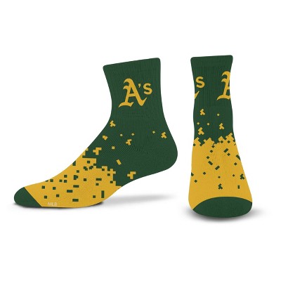 MLB Oakland Athletics Adult Quarter Socks