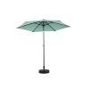 Kumasinova 9FT Patio Umbrella with Push-Button Tilt & Crank,Market Umbrella with 6-Rib,Outdoor Umbrella for Deck,Poolside & Garden - 2 of 4
