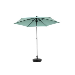 Cesicia 9FT Outdoor Patio Umbrella with Push Button Tilt and Crank (Base Not Included) - 1 of 4