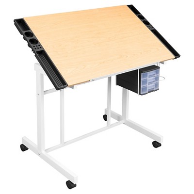 Studio Designs Deluxe Mobile Craft Station With Adjustable Top And