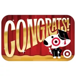 Congrats Bullseye Grad Target GiftCard (Custom Value)