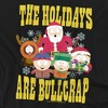 Men's Christmas The Holidays Are Bullcrap Santa And The Boys Crewneck Sweatshirt - 2 of 4