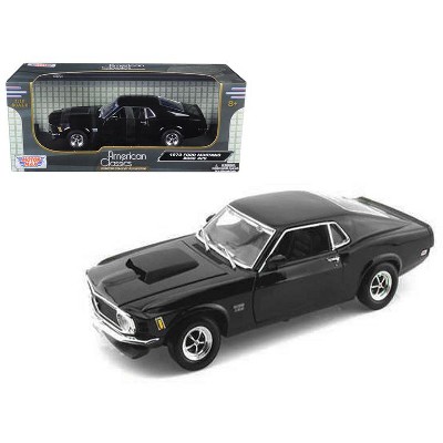 1970 Ford Mustang Boss 429 Black 1/18 Diecast Model Car by Motormax