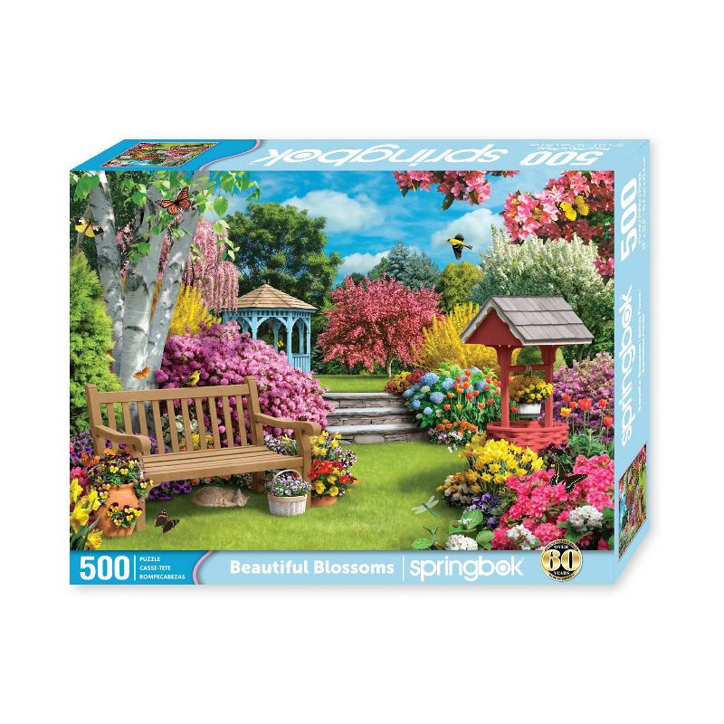 Springbrook Beautiful Blossoms 500 pc Jigsaw Puzzle, 2 of 4