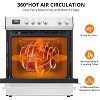 30" Freestanding Electric Range – 4 Burners, 5.0 Cu.Ft Convection Oven & Air Fryer, Stainless Steel - 2 of 4