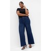 Women's Plus Size Harley Fit Aliya Wide Leg Jean - mid wash | CITY CHIC - 2 of 4