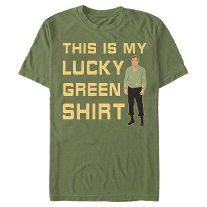 Men's Star Trek St. Patrick's Day Kirk This is my Lucky Green Shirt T-Shirt - 1 of 4