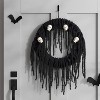 16" Basic Artificial Wreath Black - Hyde and EEK! Boutique™ - 2 of 3