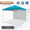 EAGLE PEAK Pop Up Canopy Tent with 1 Sidewall, Easy Setup Event Tent - 2 of 4