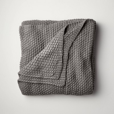 Chunky Knit Bed Blanket - Casaluna™ : Target