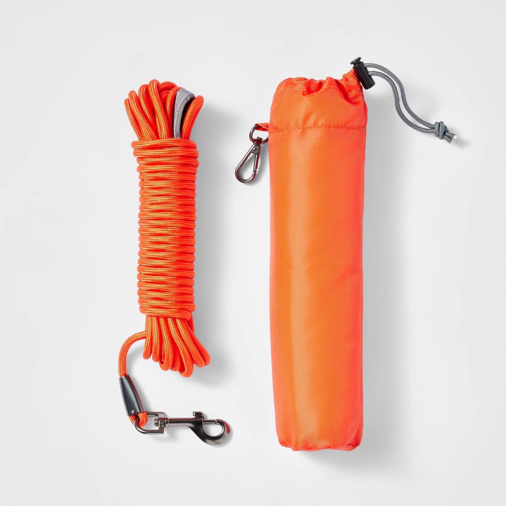 Training Dog Leash - 30" - Red - Boots & Barkley™: All Ages, Clip-In Clasp, Zinc Alloy