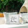 Stupell Industries No Place Like Home Phrase Rustic Farmhouse Pattern Printed Decorative Throw Pillow Outdoor Decorative Throw Pillow, 18 x 18 - 3 of 3