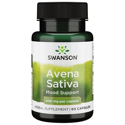 Swanson Avena Sativa 400 mg 60 Caps.