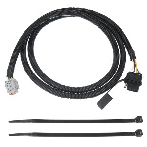 Unique Bargains 4 Way Flat Trailer Wiring Harness for Nissan Frontier 05-22 for Suzuki Equator 09-12 Running Signal Light Tow Package Require 1Pc - 1 of 3