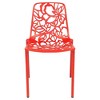 LeisureMod Devon Modern Aluminum Outdoor Stackable Dining Chair Set of 2 - 3 of 4