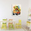 Stupell Industries Riding In Back Dino Car Canvas Art - 3 of 4