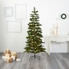 Nearly Natural 6.5-ft Big Sky Spruce Artificial Christmas Tree with 200 Clear Warm (Multifunction) LED Lights and 265 Bendable Branches - 4 of 4