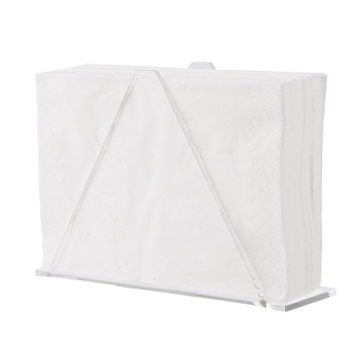 YX014-1 Acrylic Triangular Table Paper Towel Organizer (Transparent)