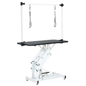VisioGear 46" Folding Dog Pet Grooming Table with Adjustable Arm and Clamps, Pet Dog Cat Grooming Table, Pink, 46"*23.6"*65.5" - 1 of 4