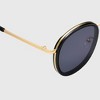 Anna-Kaci Women's Retro Round Metal & PC Polarized Sunglasses - 3 of 4