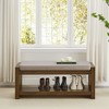 Sapphtopaz 40" Modern Storage Bench with Removable Upholstered and Lower Shelf Shoe Rack, Storage Ottoman, Entryway Bench for Bedroom, Entryway, Linen - 2 of 4