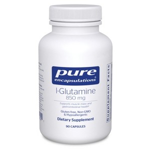 Pure Encapsulations L-Glutamine 850 mg - Immune and Digestive Support, Gut Health and Lining Repair, Metabolism, and Muscle Support* - 1 of 4