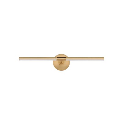 ET2 Lighting Dorian 1 - Light Wall Light in  Gold