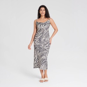 Women's Cowl Neck Midi Slip Dress - A New Day™ - 1 of 4