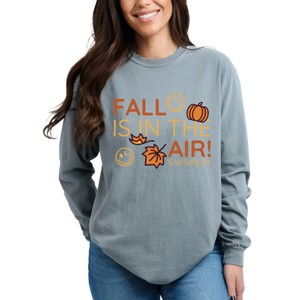 Simply Sage Market S.W.Smiley Fall Is In The Air Garment Dyed Long Sleeve - 1 of 4