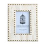 Shiraleah 4×6 Ivory Studded Picture Frame - 2 of 2