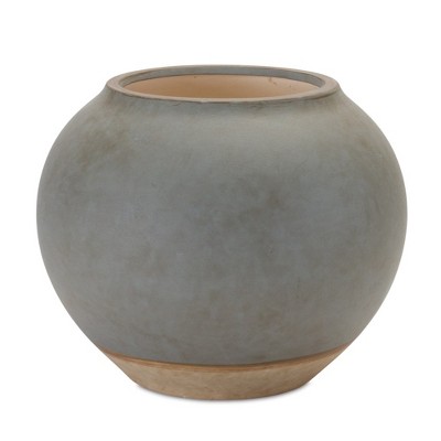 Melrose Two Tone Ceramic Vase 8.5"D