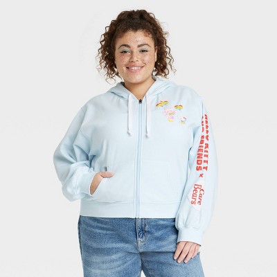 Women's Care Bears X Sanrio Graphic Hoodie - Blue 1x : Target