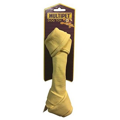 Multipet Latex Rawhide Looking Bone Dog Toy