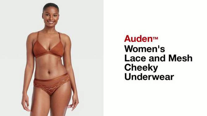 Women's Lace and Mesh Cheeky Underwear - Auden™, 2 of 8, play video