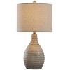 StyleCraft Allen French Oak Table Lamp White Shade: Polyresin Base, UL Listed, No Assembly Required - 2 of 4