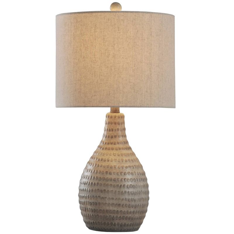 Allen French Oak Table Lamp White Shade - StyleCraft, 3 of 13