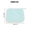 Unique Bargains Reusable Washable Makeup Removal Cleaning Cloth 8''x8'' 2pcs - 4 of 4