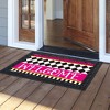Briarwood Lane Everyday Doormat 30x18 Indoor Outdoor Neon Checkerboard Doormat - 3 of 4