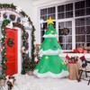 Angel Sar 6.9 FT Inflatable Christmas Tree with LED Lights, Lighted Blow Up Yard Decoration for Holiday Party, Front Yard Lawn Garden Decor, Green - 2 of 4