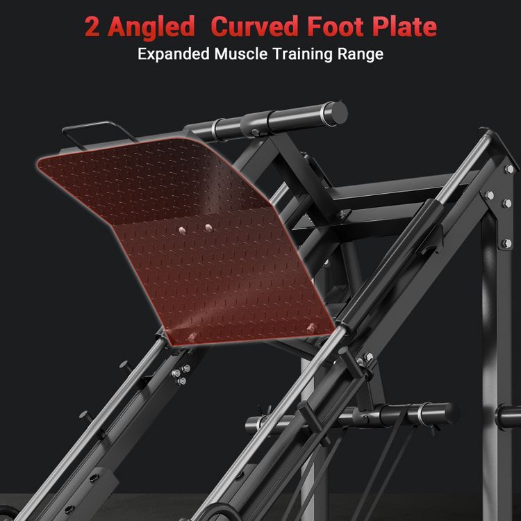 Leg Press Machine, 45 Degree Leg Machine for Home Gym, Professional Leg Exercise Machine Lower Body for Fitness and Strength Training, 6 of 6