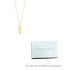 Adornia 14k Gold Plated Elongated Pave Hexagon Necklace - 3 of 3