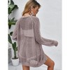 Women Crochet Lightweight Cardigan Cover Up Open Front Long Sleeve Summer Cardigans 2024 - 2 of 4