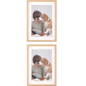 REGALWOVEN Wedding Home Decor Art Modern Picture Frames for Wall Hanging or Tabletop Display 2 Pcs - 1 of 4