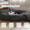 Human Dog Bed, Large Size Fits You and Pets, Washable Faux Fur Dog Bed for People Doze Off, Napping Orthopedic Dog Bed - 3 of 4