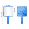 Unique Bargains Eyelash Pattern Square Handheld Mirrors 1 Pc - 2 of 3