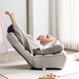 Reclining Chair Leisure Single Sofa Lazy Recliner with Adjustable Backrest with Built in Spring Balcony Study Reading - 1 of 1